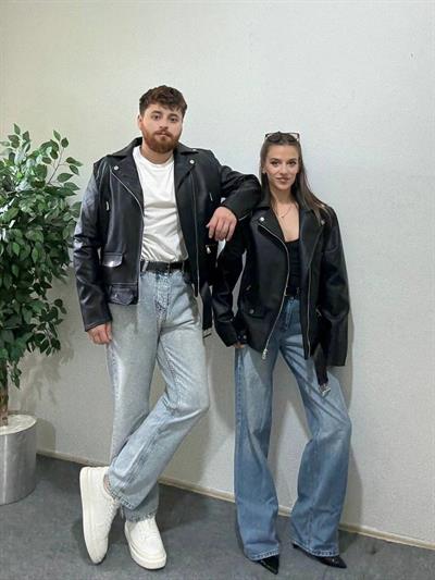 Valnero Couple (Çift) İçi Kürklü Deri Ceket