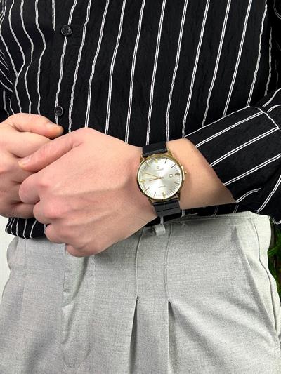 Vivaldi Laurent Leather Cord Vintage Wristhwatch