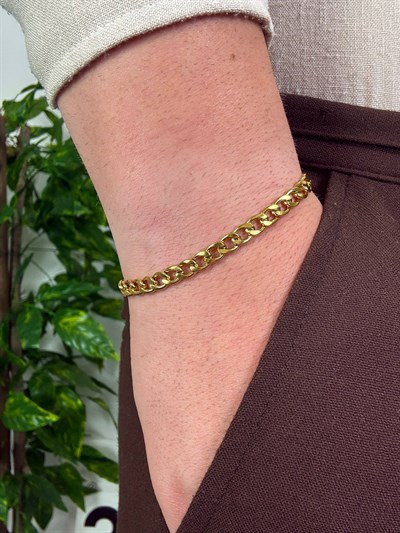 Voltaire Gold Chain Bracelet