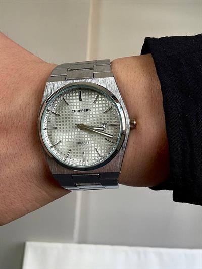 White Dial Silver Vintage Wristwatch