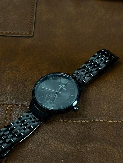 Woman Black Cord Vintage Wristhwatch