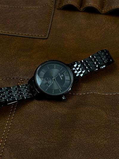 Woman Black Cord Vintage Wristhwatch