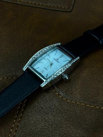 Women Black Cord Rocky Vintage Wristhwatch