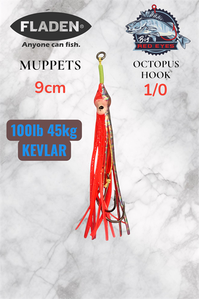 Big Red Eyes-Skirt-9cm-1/0-gümüş