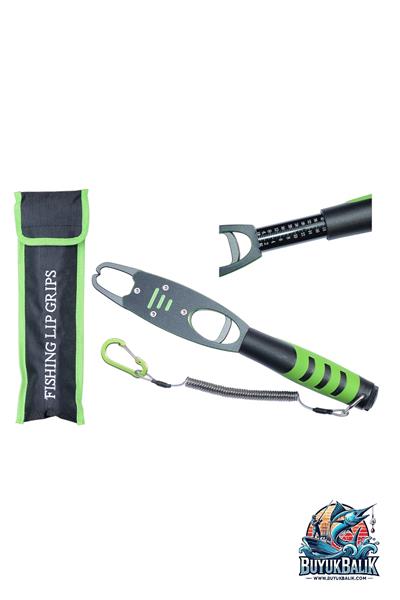 Fish Grip Carbon Balık Tutucu Tartılı Yeşil Siyah
