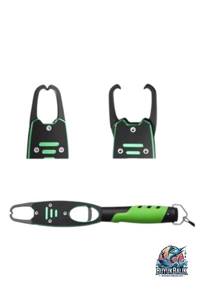 Fish Grip Carbon Balık Tutucu Tartılı Yeşil Siyah