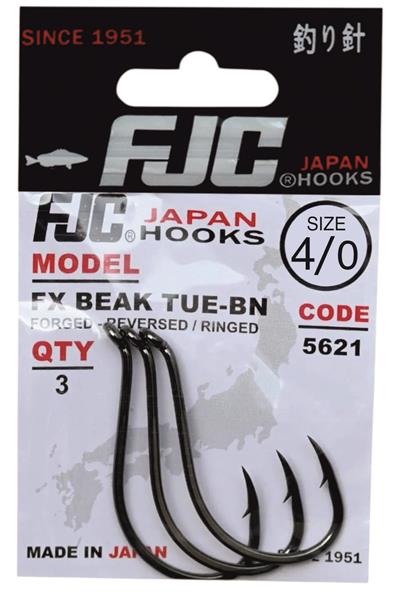 FJC FX BEAK TUE-BN HOOK 4/0
