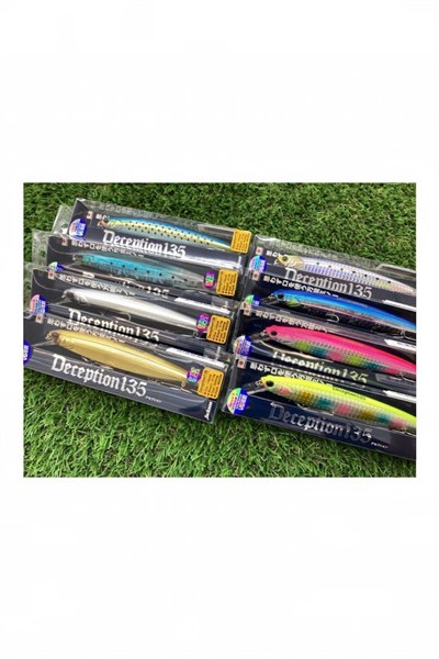 Jackson Deception 135 mm 23,5 gr Sinking Maket Balık Renk: PKC