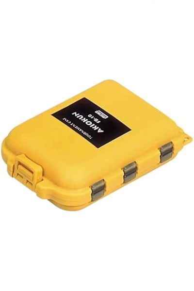 Meiho FB-10 Akiokun Tackle Box Malzeme Kutusu Sarı