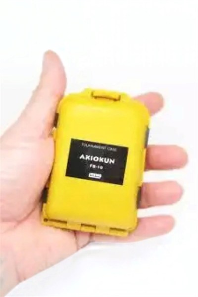 Meiho FB-10 Akiokun Tackle Box Malzeme Kutusu Sarı