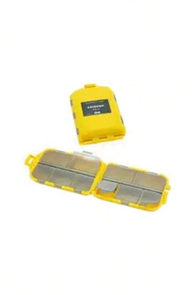 Meiho FB-10 Akiokun Tackle Box Malzeme Kutusu Sarı