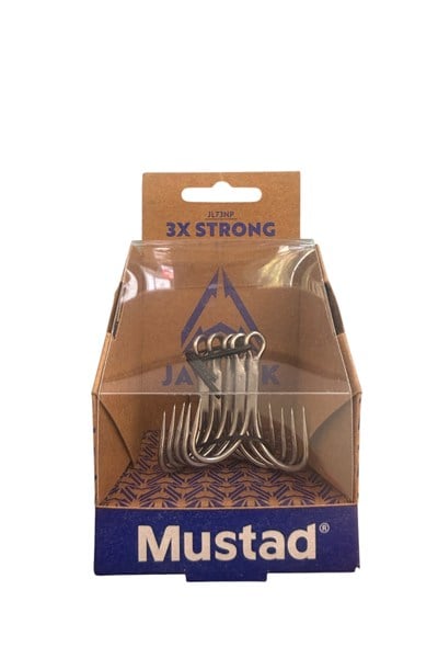Mustad Jaw Lok 3x Strong Üçlü Olta İğnesi JL73NP 2/0