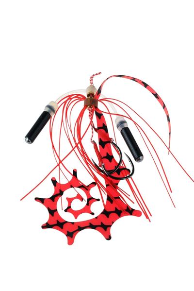 TAİ RUBBER SKİRT KIRMIZI SİYAH