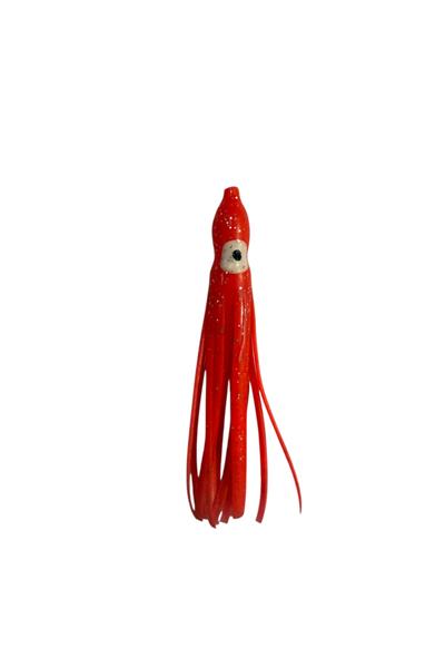 Yumuşak Ahtapot Etek Skirt(Açık Kırmızı Gümüş Simli)8cm