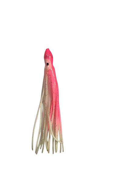 Yumuşak  Ahtapot Etek Skirt(Pembe Beyaz  Gümüş Simli)10cm