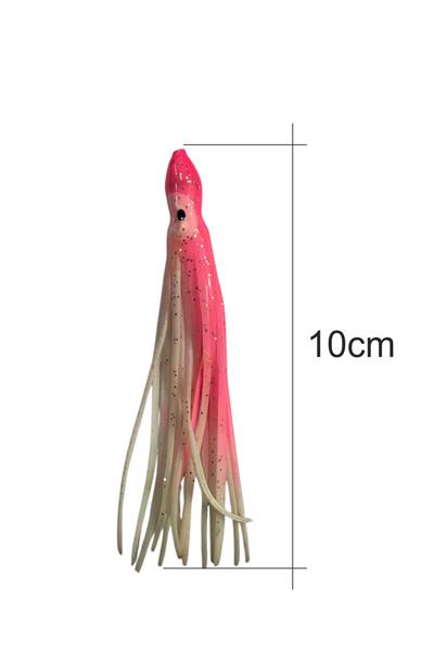 Yumuşak  Ahtapot Etek Skirt(Pembe Beyaz  Gümüş Simli)10cm