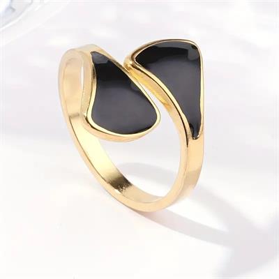 Paslanmaz Çelik Yüzük Basit Moda Kişiselleştirilmiş Tasarım