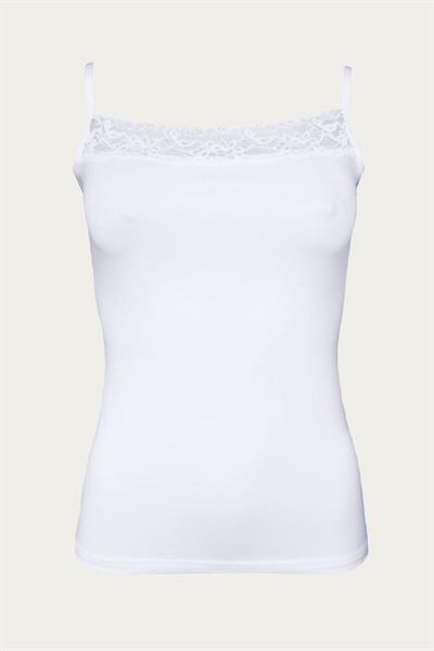 Kadın Siyah Ip Askılı Dantelli Modal Body 1045