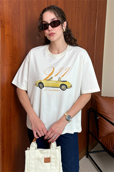 Vintage T-Shirt - KREM
