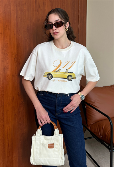 Vintage T-Shirt - KREM
