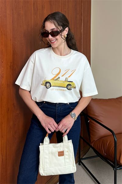 Vintage T-Shirt - KREM