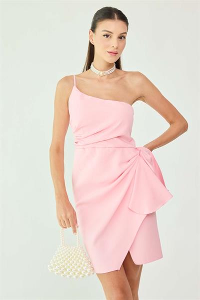 Askılı Mini Abiye - PUDRA