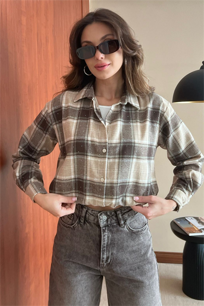 Atletli Oduncu Gömlek - CAMEL