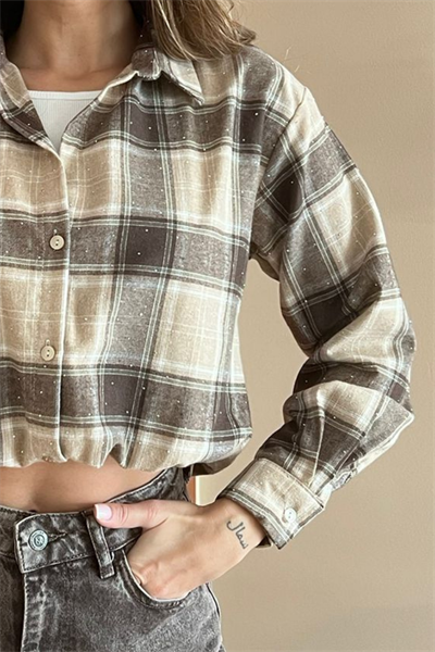 Atletli Oduncu Gömlek - CAMEL