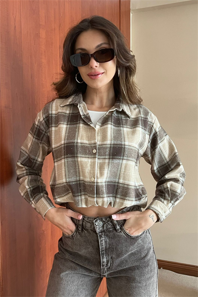 Atletli Oduncu Gömlek - CAMEL