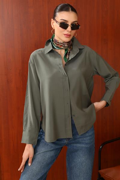 Basic Gömlek - Haki