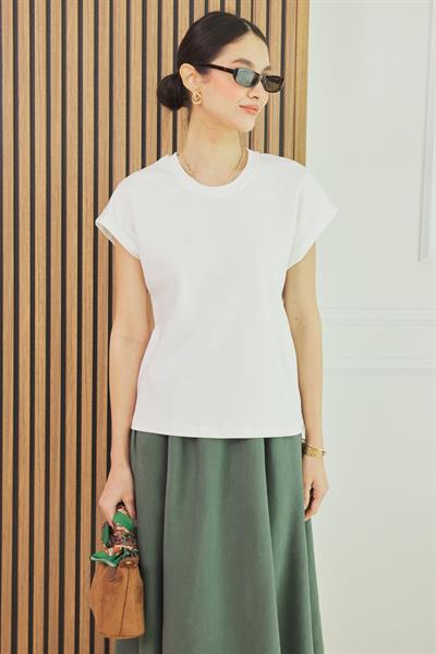 Basic T-Shirt - BEYAZ