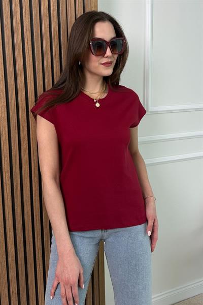Basic T-Shirt - BORDO