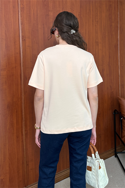 C.S Bisiklet Yaka T-Shirt -SOMON