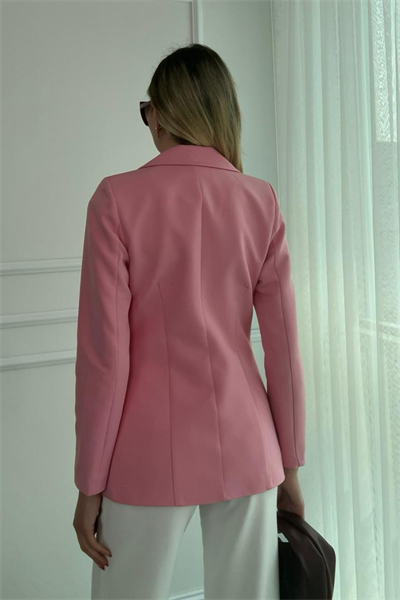 Blazer Ceket - PEMBE
