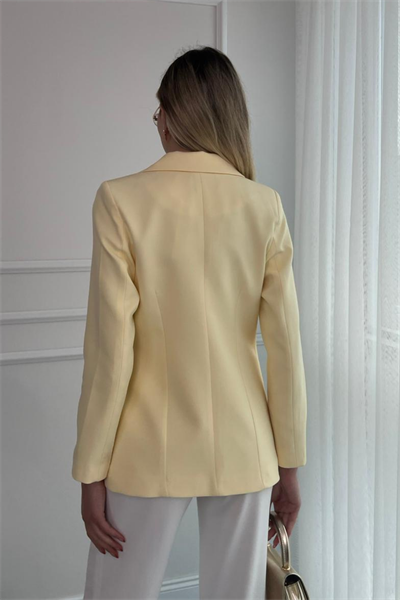 Blazer Ceket - SARI