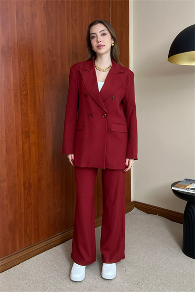 Blazer Takım - BORDO
