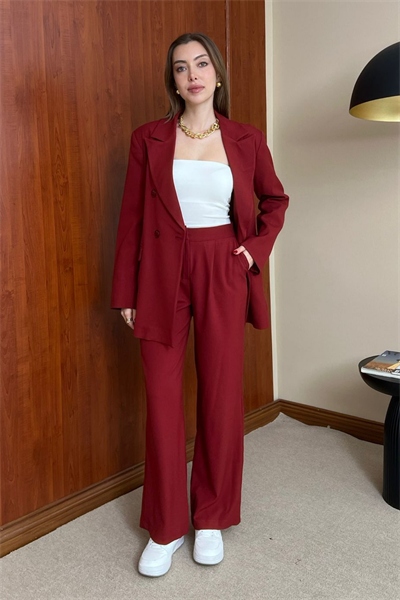 Blazer Takım - BORDO