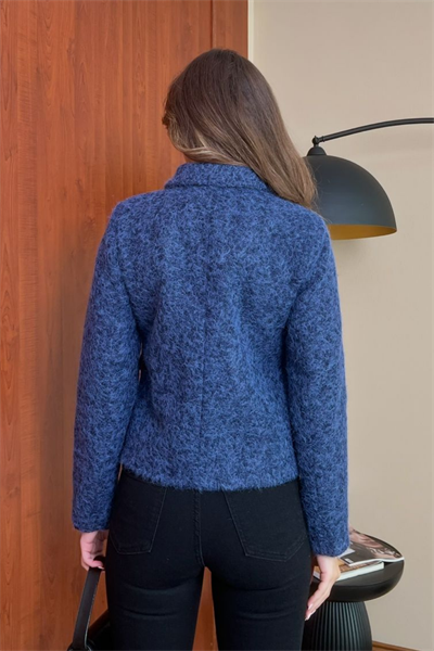 Crop Kaşe Ceket - SAKS