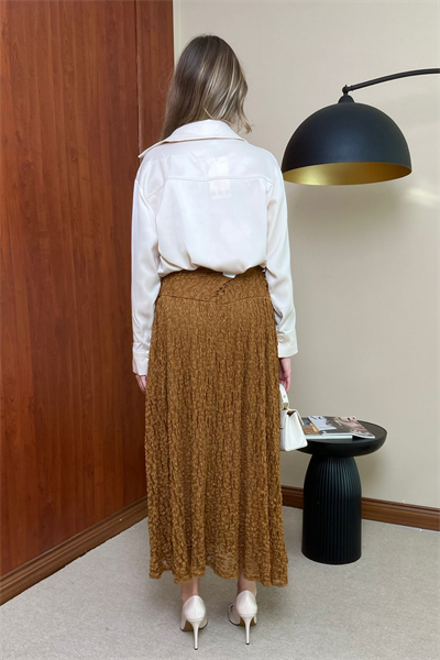 Gold Tokalı Etek - TABA