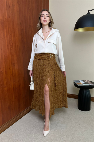 Gold Tokalı Etek - TABA