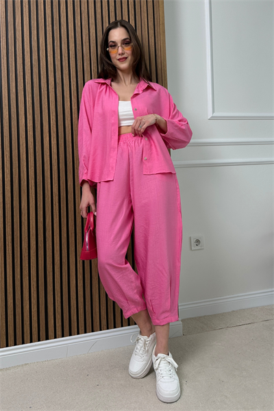 Gömlek Takım - PEMBE