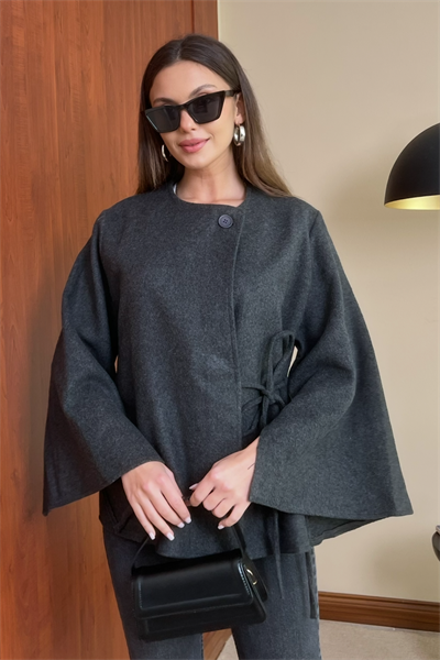 ZR Yumuşak Doku Kimono - GRİ