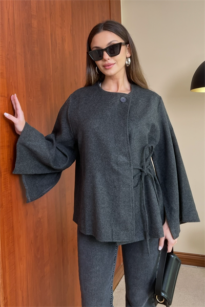 ZR Yumuşak Doku Kimono - GRİ