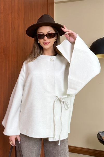 ZR Yumuşak Doku Kimono - KREM