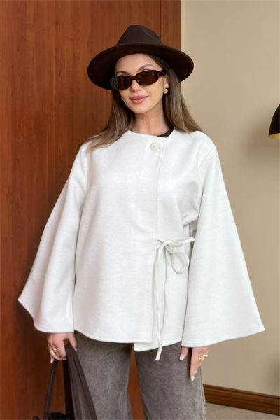 ZR Yumuşak Doku Kimono - KREM