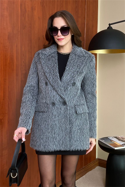 Kaşmir Blazer Ceket - GRİ