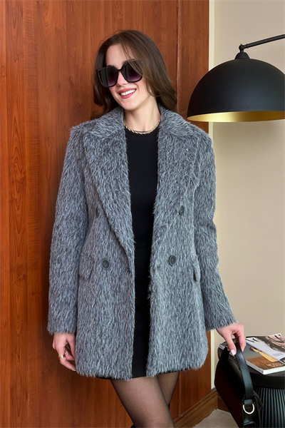 Kaşmir Blazer Ceket - GRİ