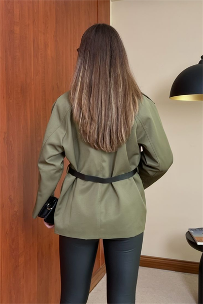 İpkyl Kemerli Parka- HAKİ