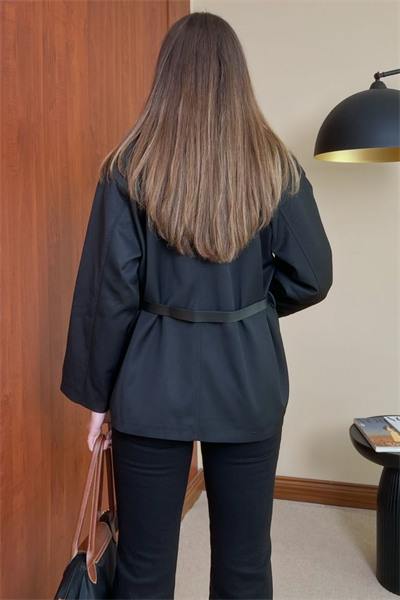 İpkyl Kemerli Parka - SİYAH