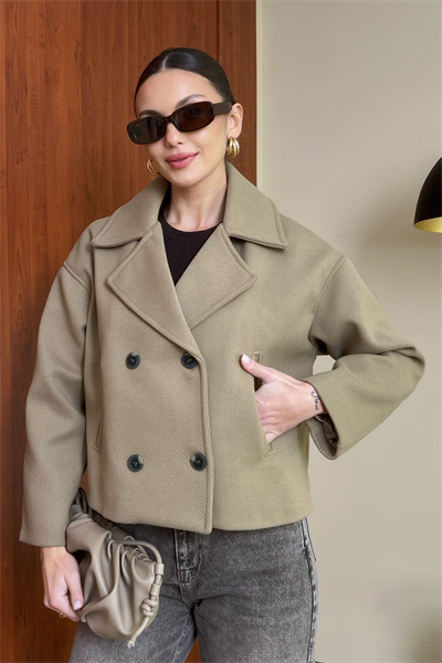 Kaşe Kısa Kaban - CAMEL